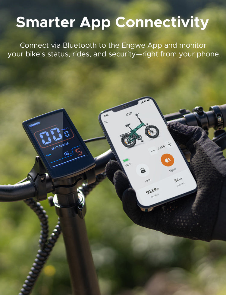 ENGWE EP-2 3.0 Boost Folding Electric Bike – 250W Motor, 120KM Range