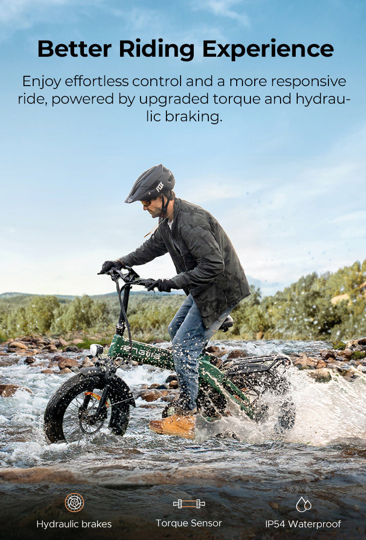 ENGWE EP-2 3.0 Boost Folding Electric Bike – 250W Motor, 120KM Range
