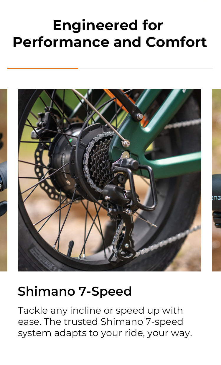 ENGWE EP-2 3.0 Boost Folding Electric Bike – 250W Motor, 120KM Range