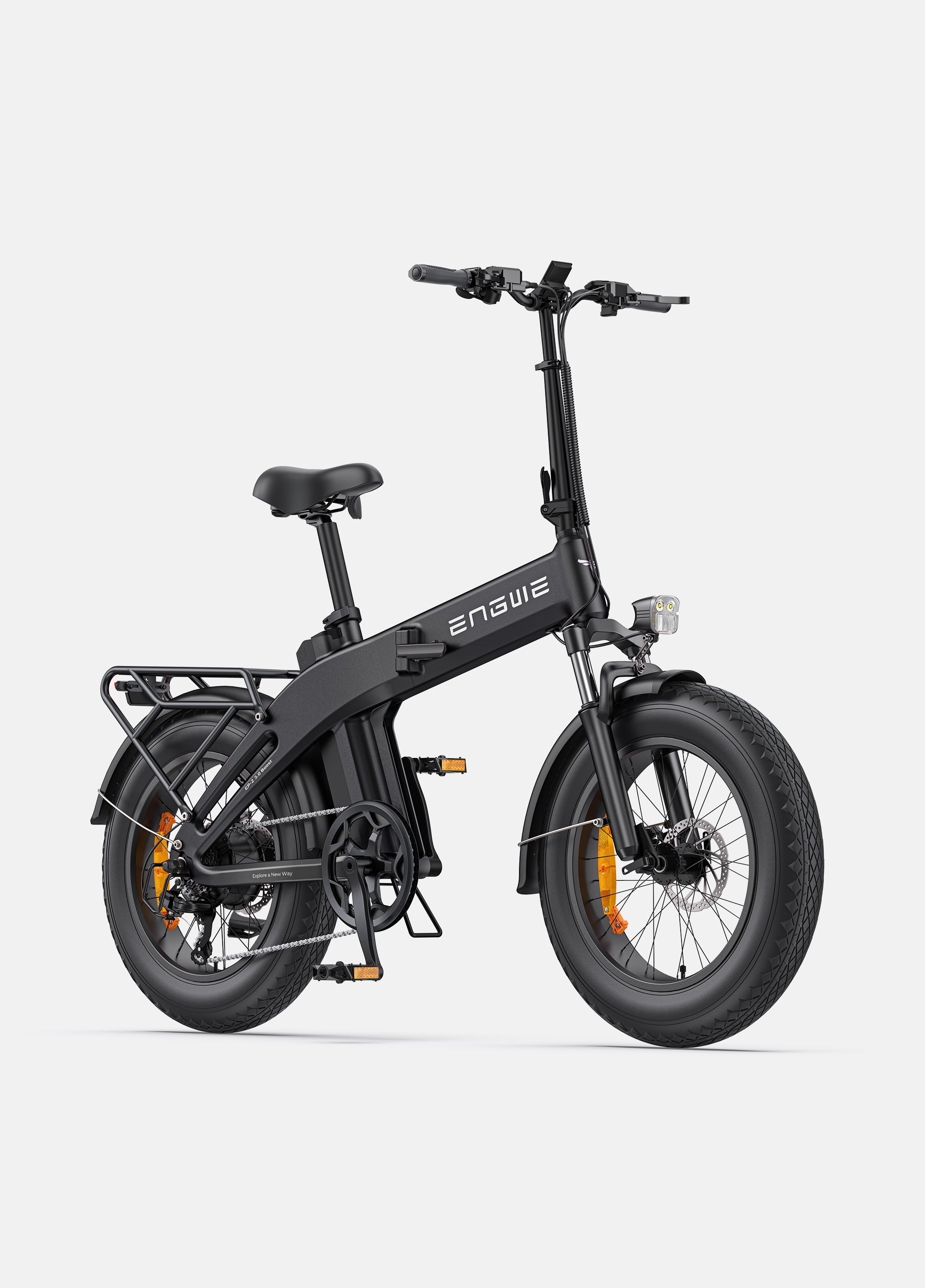 ENGWE EP-2 3.0 Boost Folding Electric Bike – 250W Motor, 120KM Range
