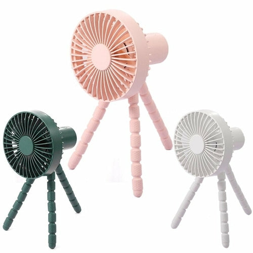 Desktop Bent Tripod Mini Handheld USB Fan For Office Home