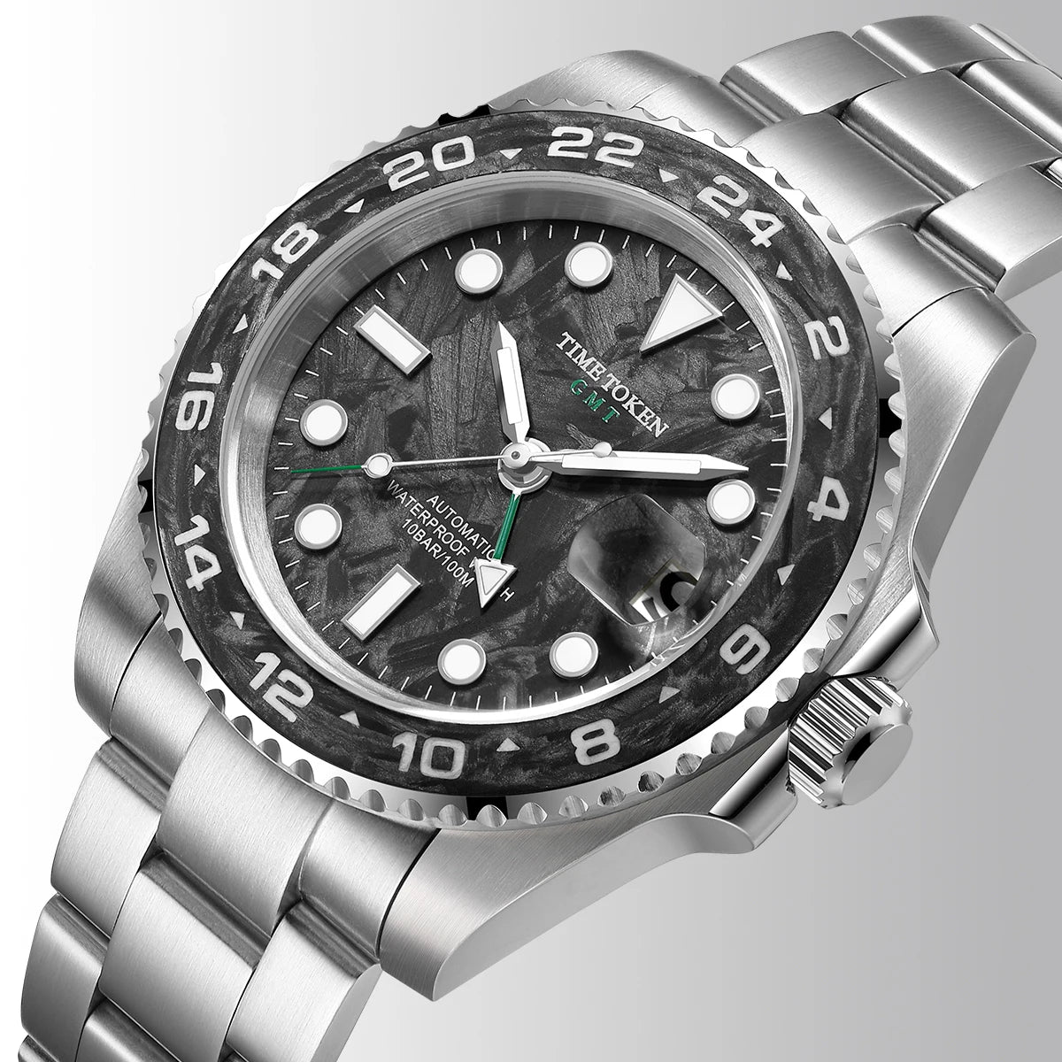 41MM Man Watch GMT High-end Man Watch Carbon Fiber
