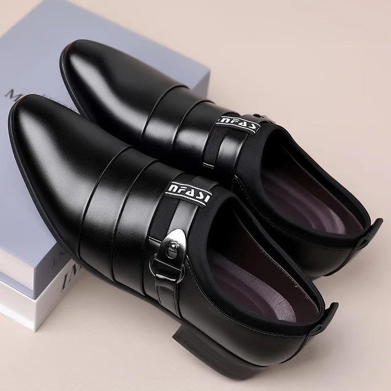 Classic Leather Shoes for Men Slip
