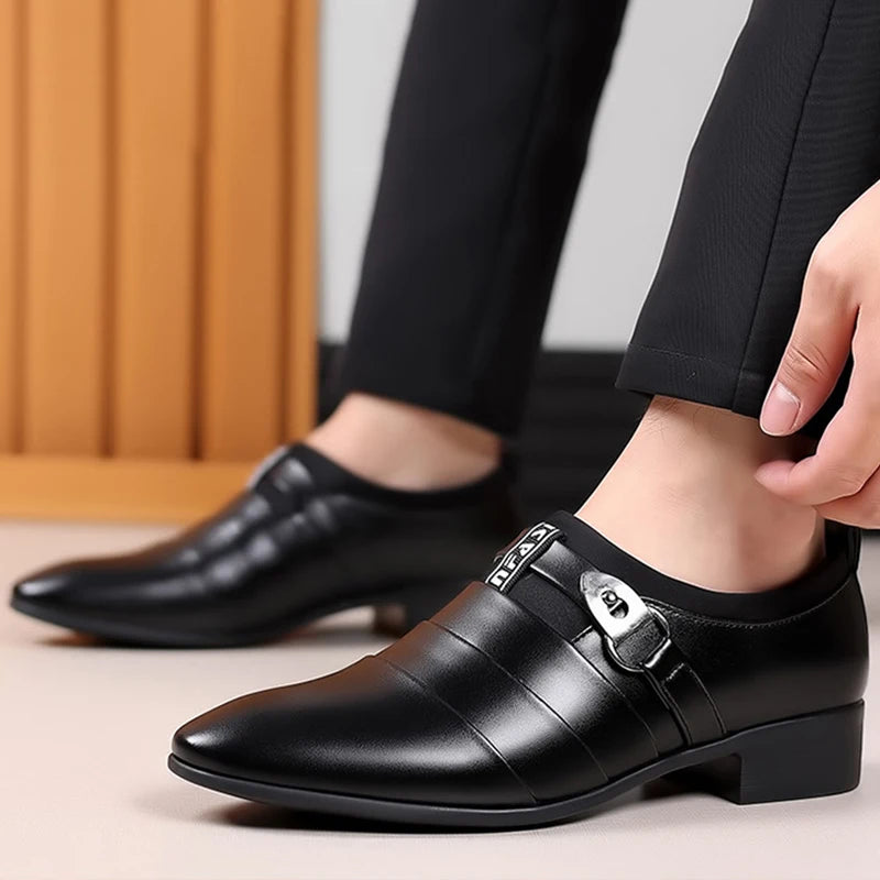Classic Leather Shoes for Men Slip