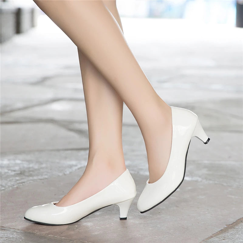 Heeled Ladies Pointed Toe