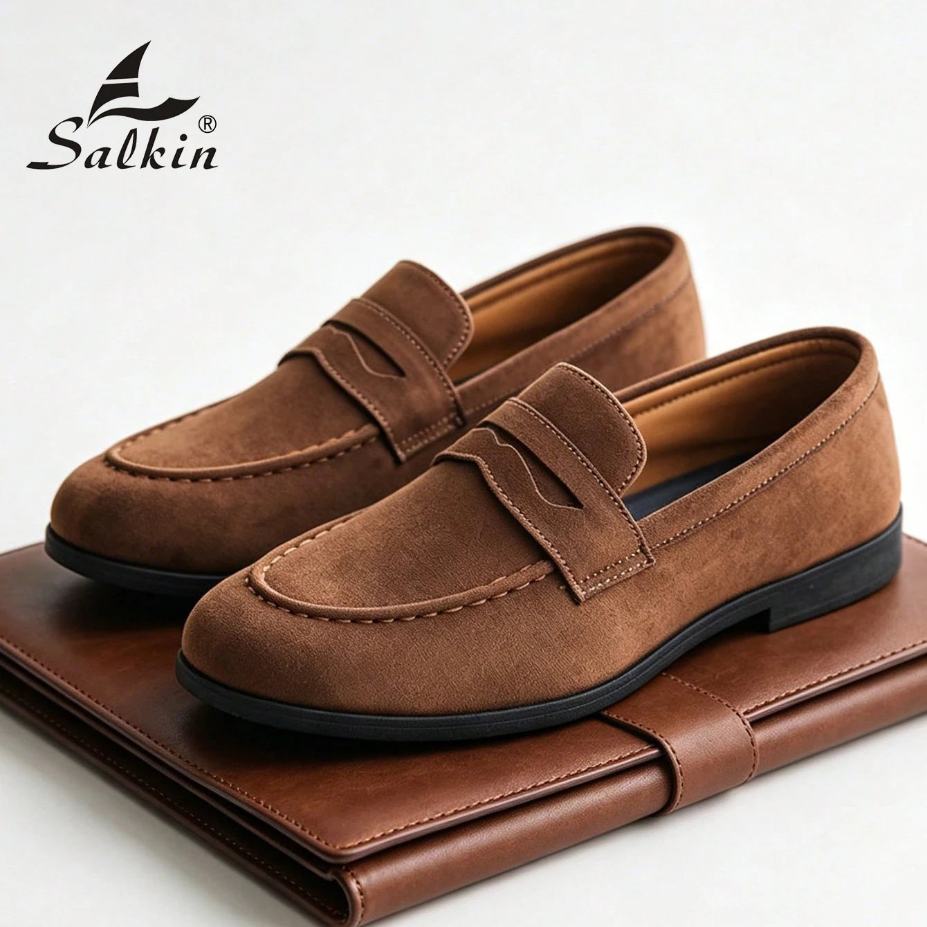 New classic suede men's shoes