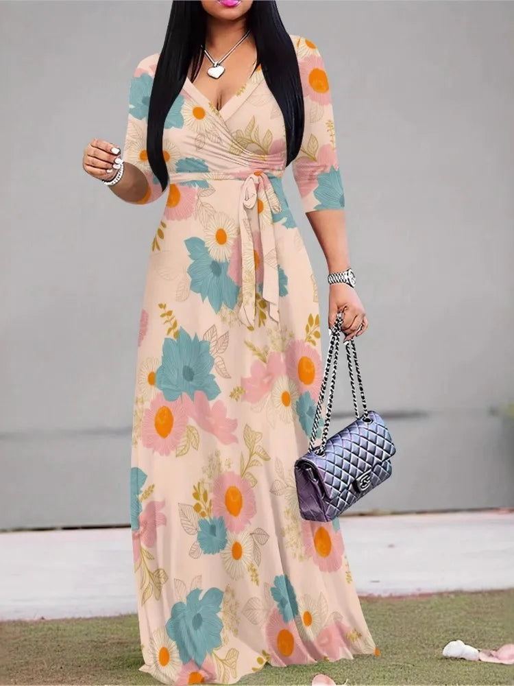 Women's Fashion Print Dress