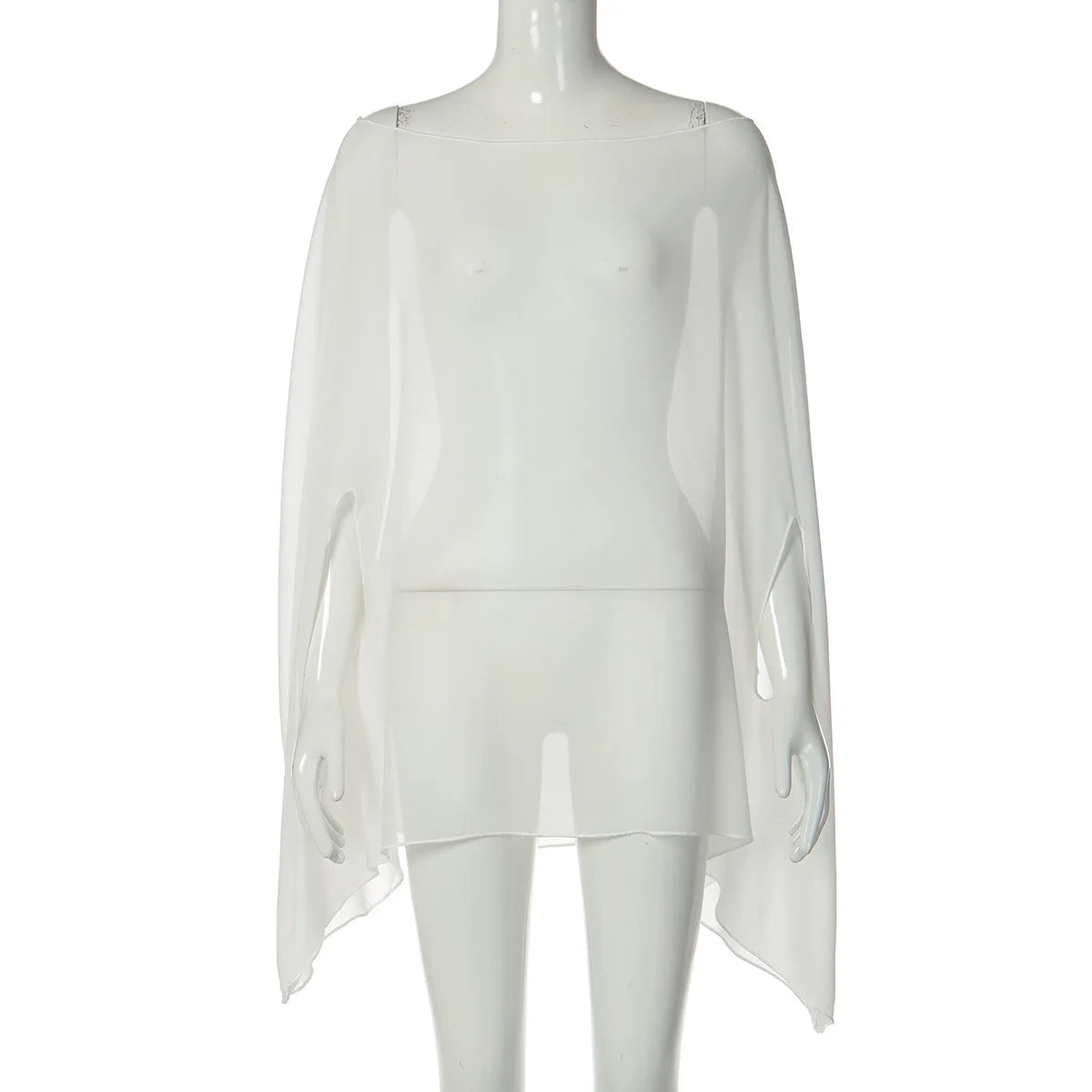 Night Club Tops White Black Streetwear