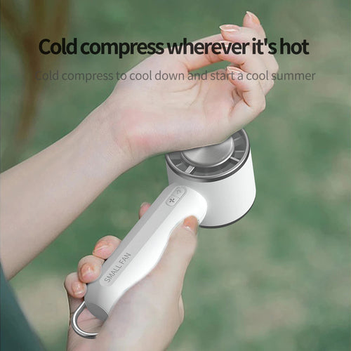 Compress Air Cooling Fan Mini Handheld Fan 2000mAh USB Rechargeable