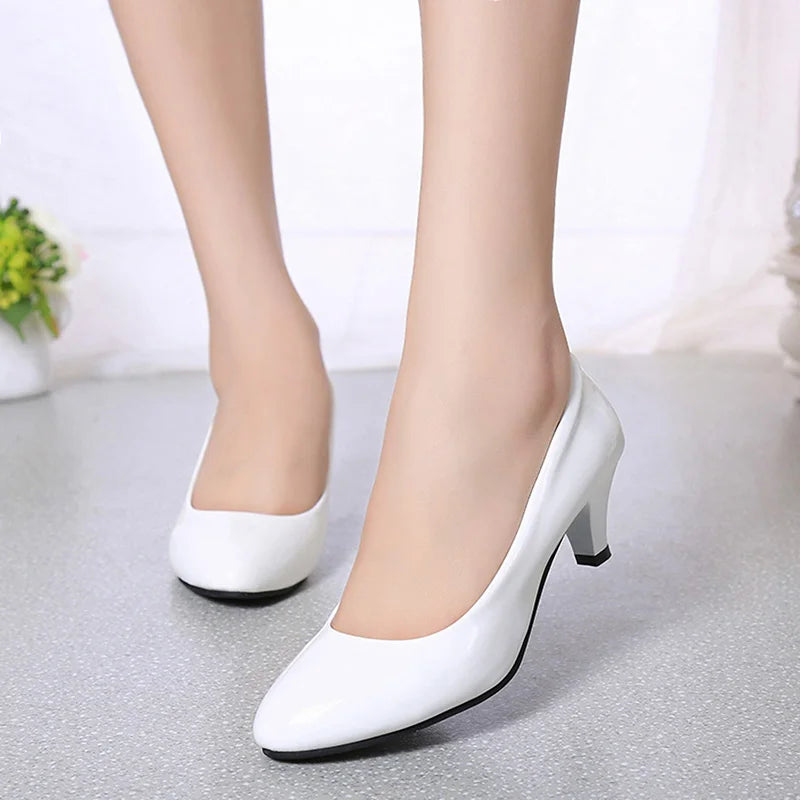 Heeled Ladies Pointed Toe