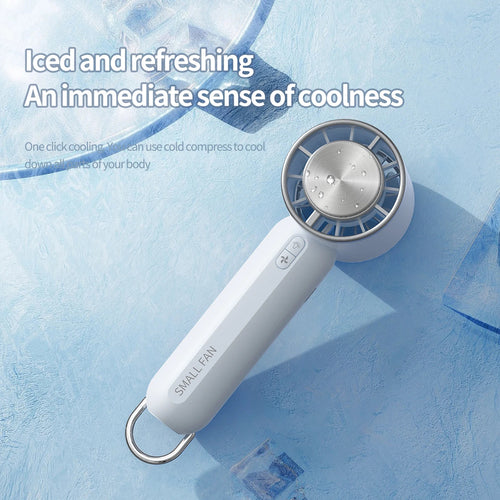 Compress Air Cooling Fan Mini Handheld Fan 2000mAh USB Rechargeable