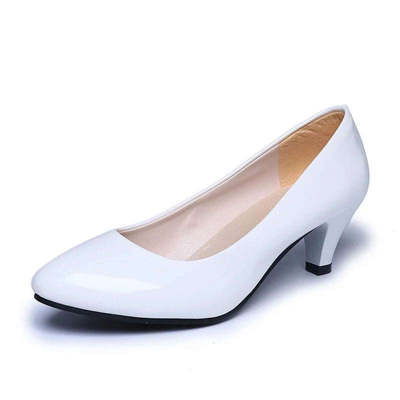 Heeled Ladies Pointed Toe