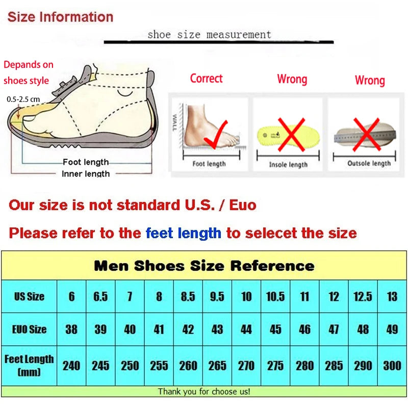 Classic Leather Shoes for Men Slip