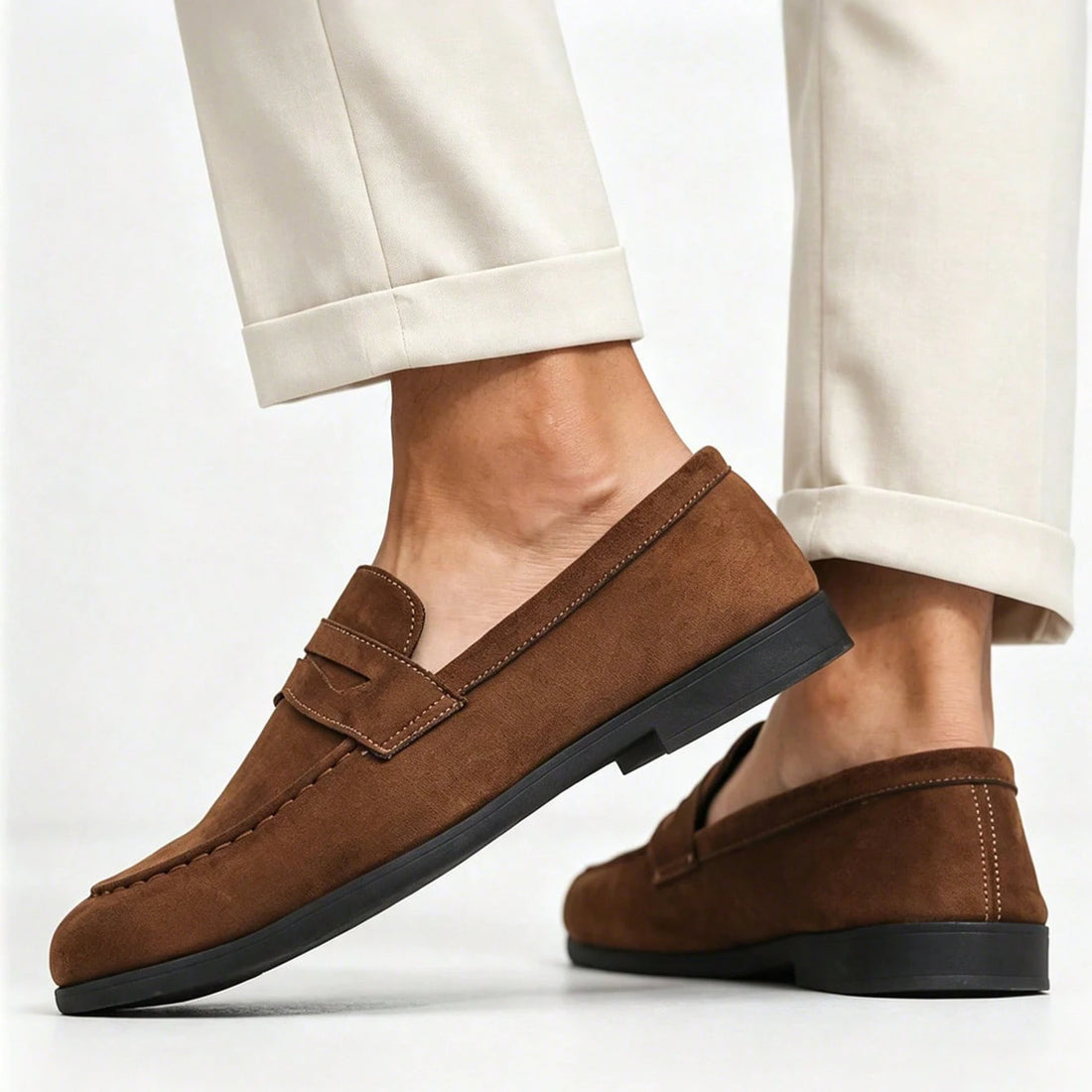 New classic suede men's shoes