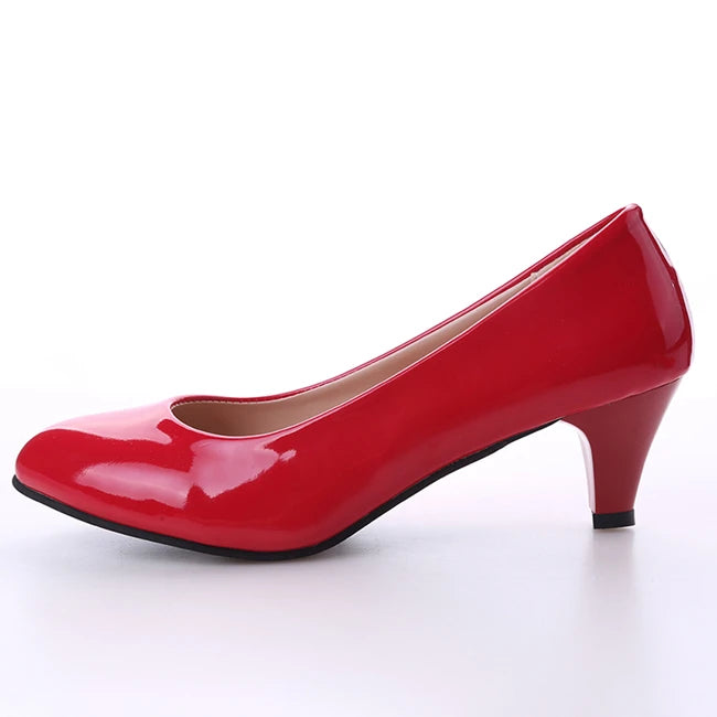 Heeled Ladies Pointed Toe