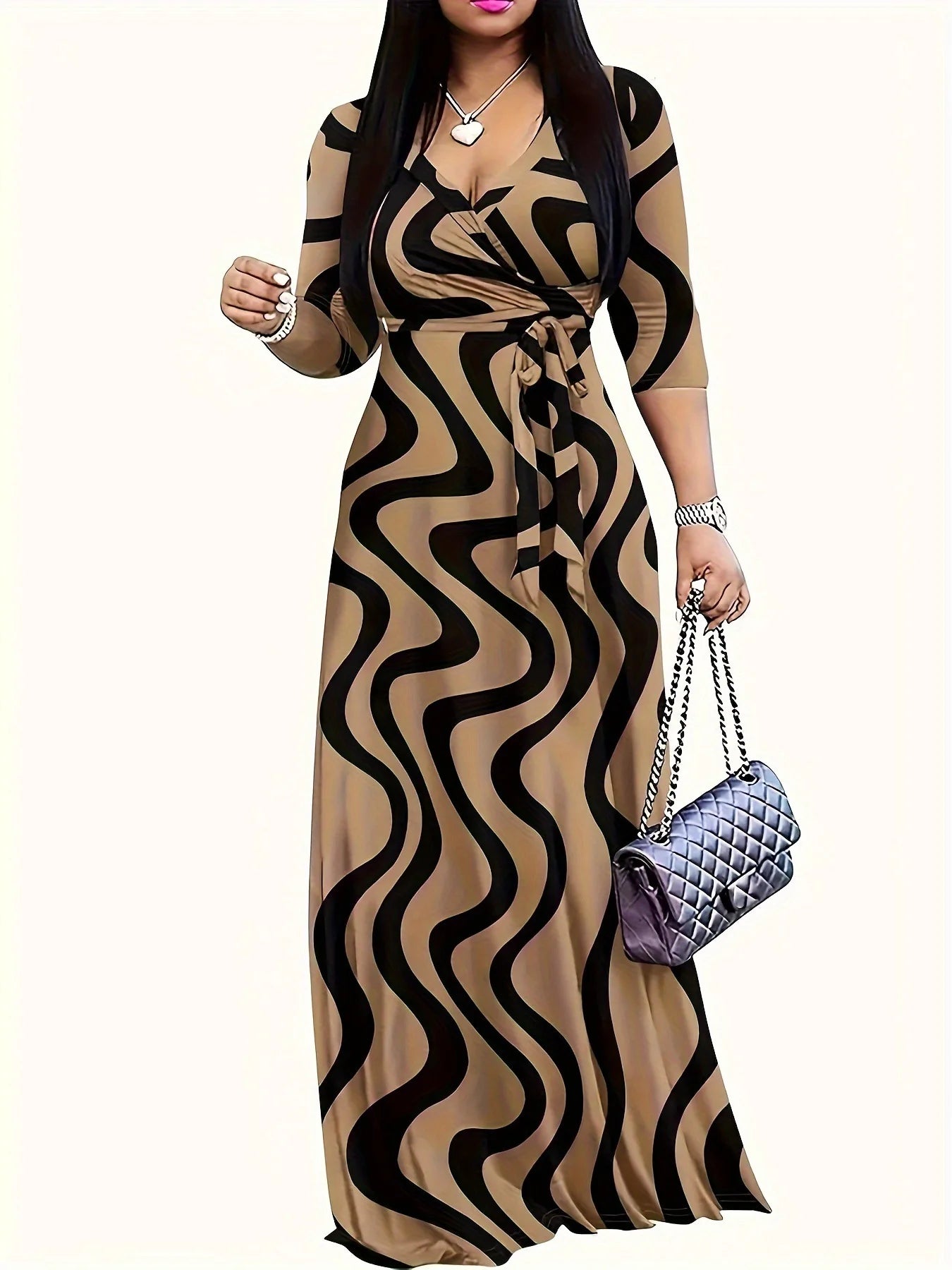Women's Fashion Print Dress