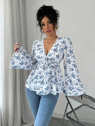 Women’s clothing featuring a V-neck
