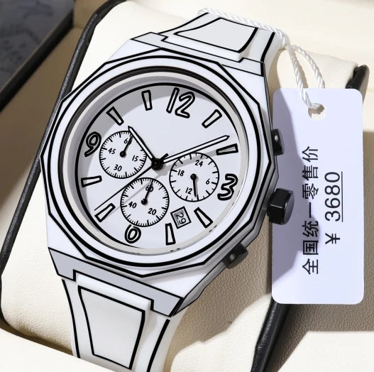 Watches Sketch White Modern